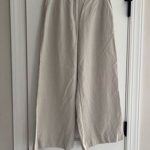 LOFT  Versa Womens Wide Leg Khaki Dress Pants